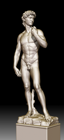 Давид, ракурс 2