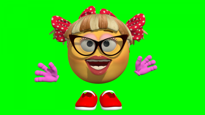 Смайлик-девочка