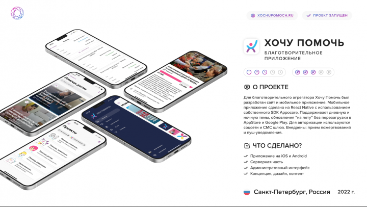 Краудфандинговое приложение - Хочу помочь