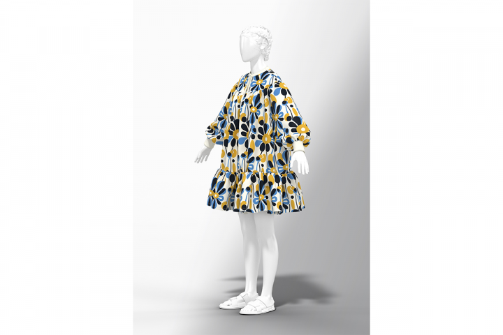 Моделирование и визуализация платья 3D_