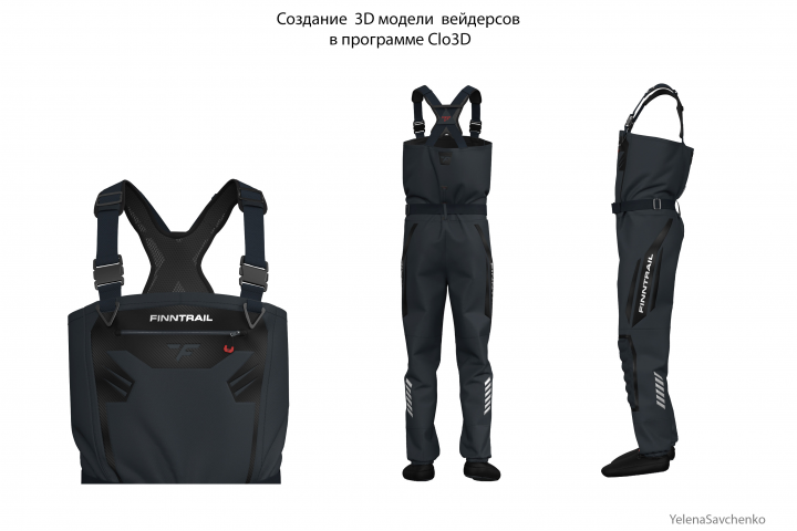 Создание 3D модели вейдерсов