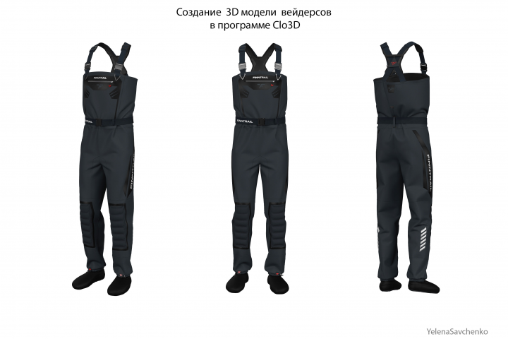 Создание 3D модели вейдерсов