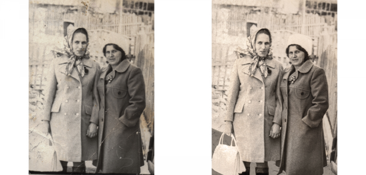 Реставрация фотографии и дорисовка