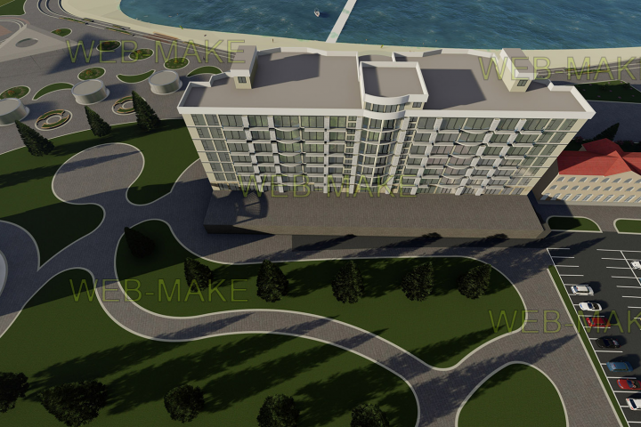 Визуализация гостиницы