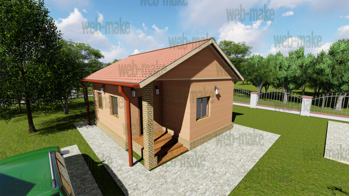 Визуализация загородного дома