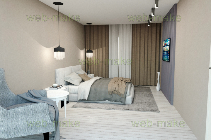 Визуализация спальни