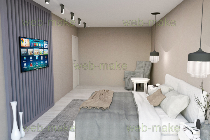 Визуализация спальни