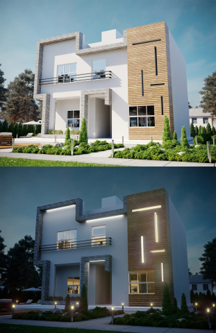 Визуализация фасада