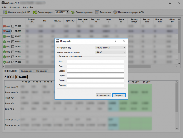 Программа для оптимального управления электролизёрами