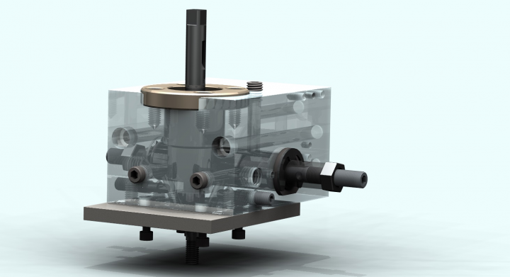 Смесительная голова литьевой машины