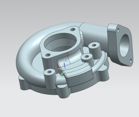 Турбина автомобиля(реверс-инжиниринг)