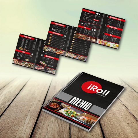 Верстка многостраничного меню iRoll 2.0