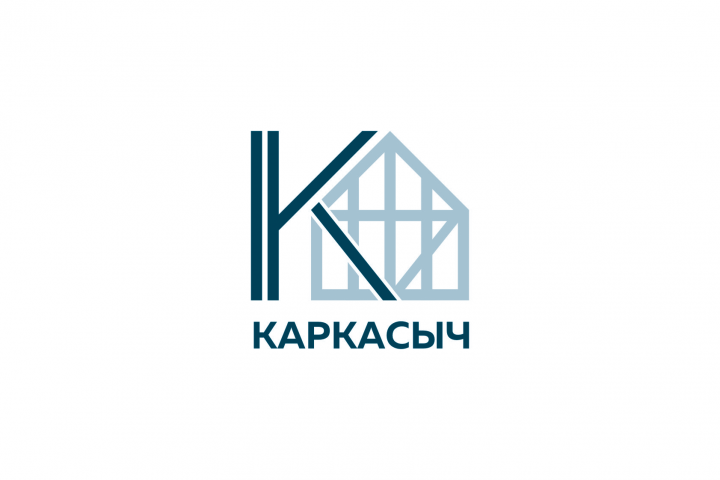 Логотип для компании строящей каркасные дома