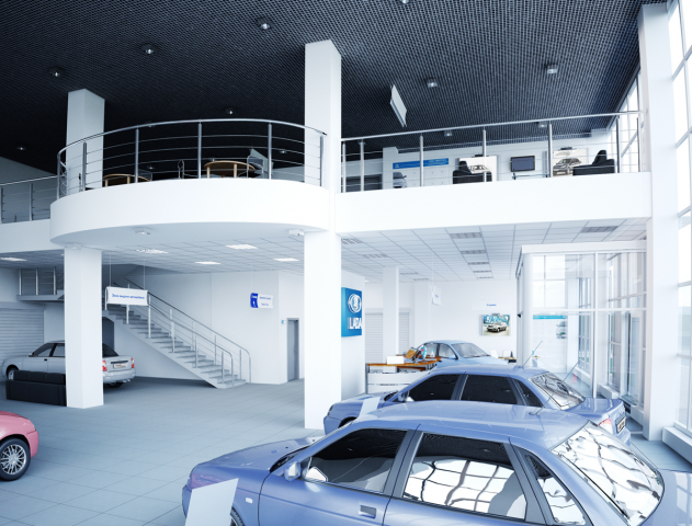 Автосалон ОАО ВАЗ  г. Пермь   Брайт-Парк