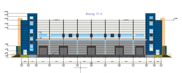 СКС здания складского комплекса
