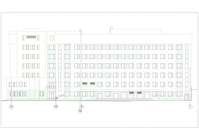 АСПС комплексного здания 13 000 м2