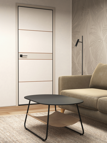 Фрагмент интерьера с дверью