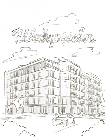 Крижка-раскраска для строительной компании