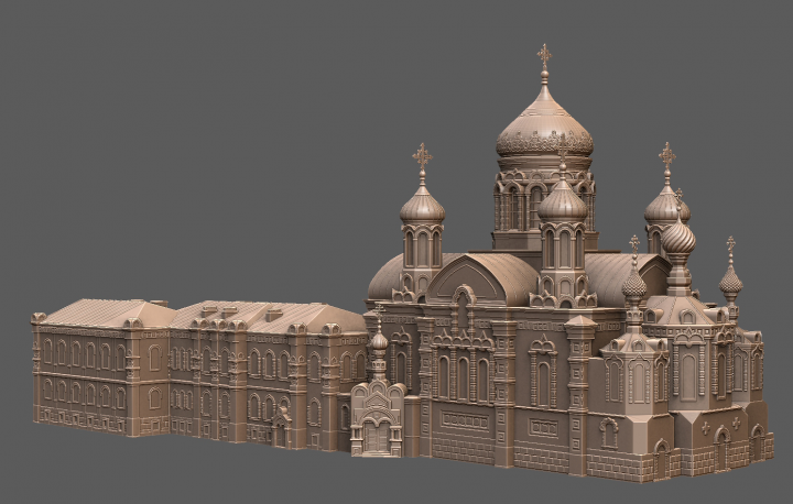 3d модель Церковь Успения Пресвятой Богородицы