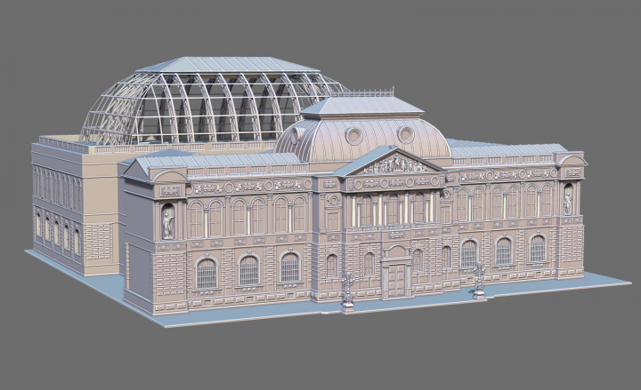 3D модель Академия Штиглица