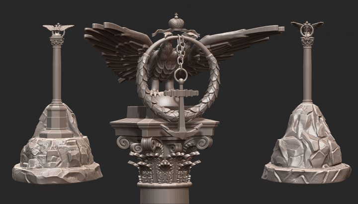 3d Памятник затопленным кораблям Севастополь