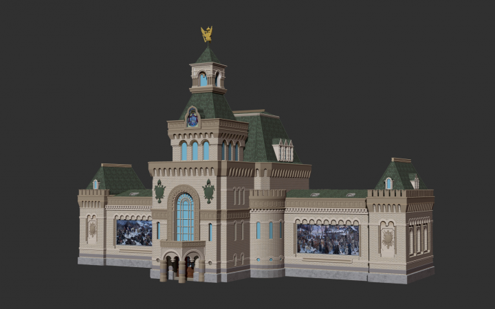 3D модель музей Суворова А.В., Санкт-Петербург