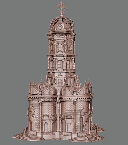 3d модель Церковь Знамения Пресвятой Богородицы
