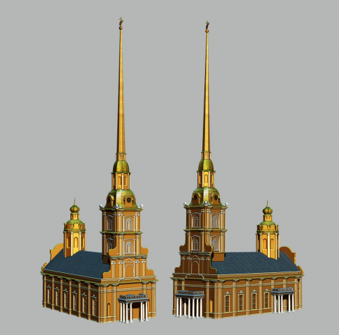 3D Петропавловский Собор, Санкт-Петербург