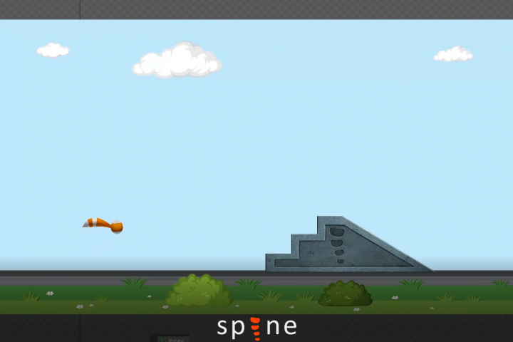 Squirrel 2d animation spine