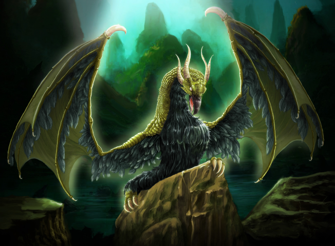 Dragon-raven