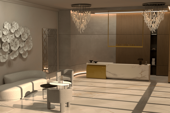 дизайн ресепшена