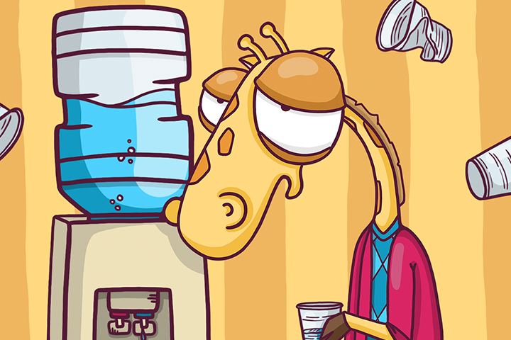 Персонаж Жираф-зануда для настольной игры