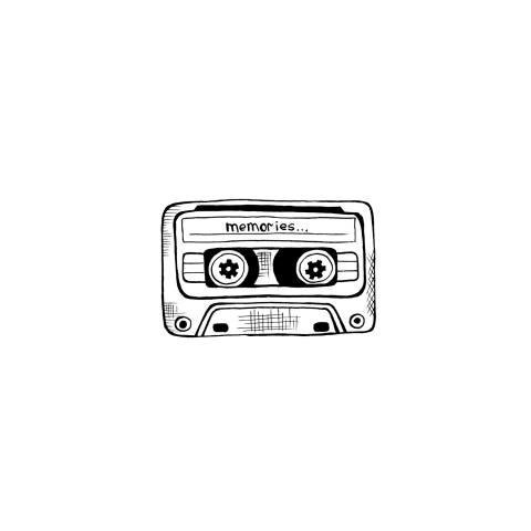 Кассета (line-art)