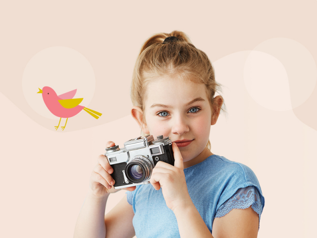 лендинг детской фотостудии образ