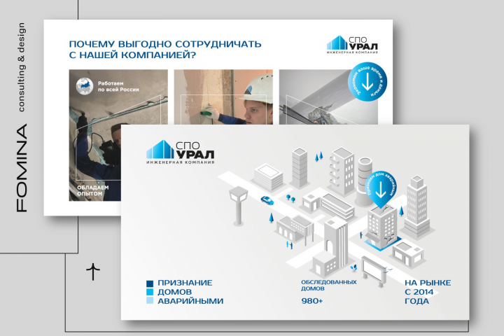 Дизайн презентации компании