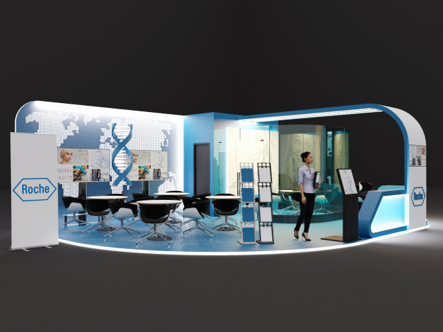 Выставочный стенд для фармацевтической компании Roche Holding
