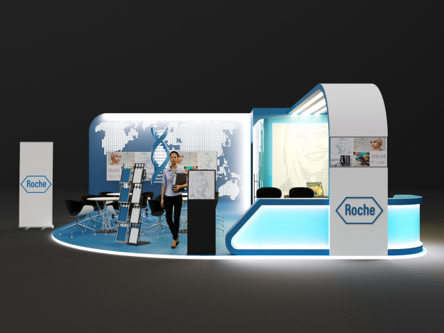 Выставочный стенд для фармацевтической компании Roche Holding