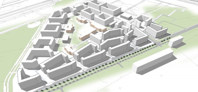 Эскизный проект планировки территории в SketchUp