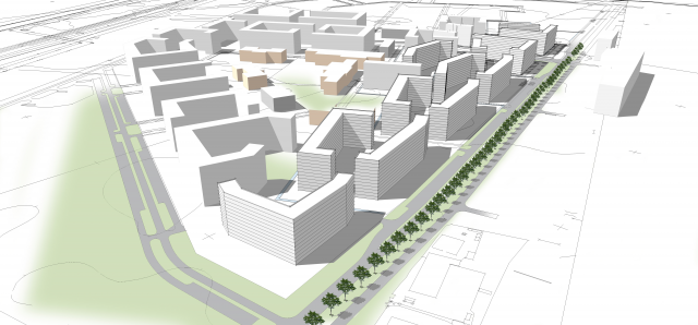 Эскизный проект планировки территории в SketchUp