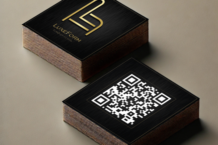 Дизайн визитки для мебельной фабрики "LuxeForm"