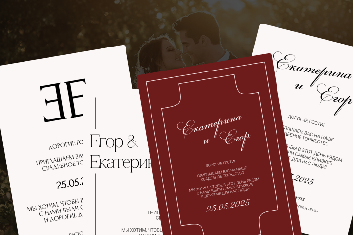 Свадебные приглашения