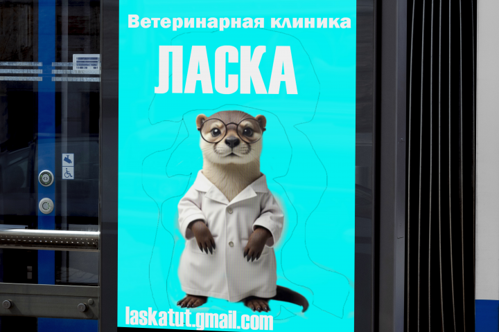 Реклама ветеринарной клиники