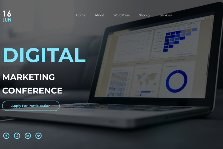 Баннер для вебинара по маркетингу