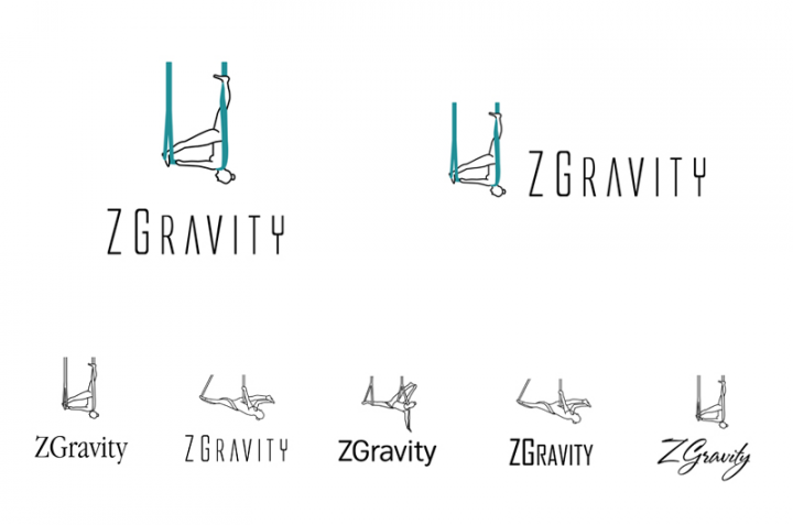 Логотип для студии аэро-йоги