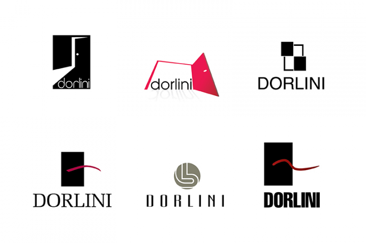 Разработка логотипа для салона дверей "Dorlini"