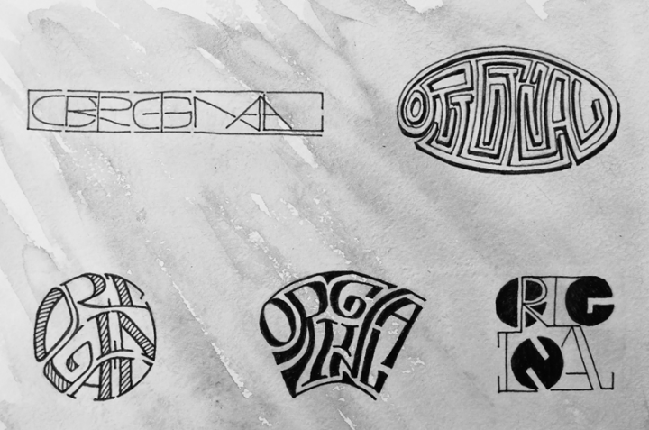 Разработка шрифтовой надписи original