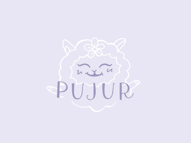логотип бренд детской одежды pujur
