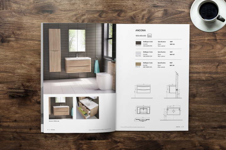 Разработка каталога для Belbagno (Австралия)