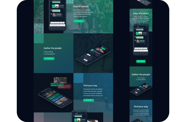 Дизайн лендинга