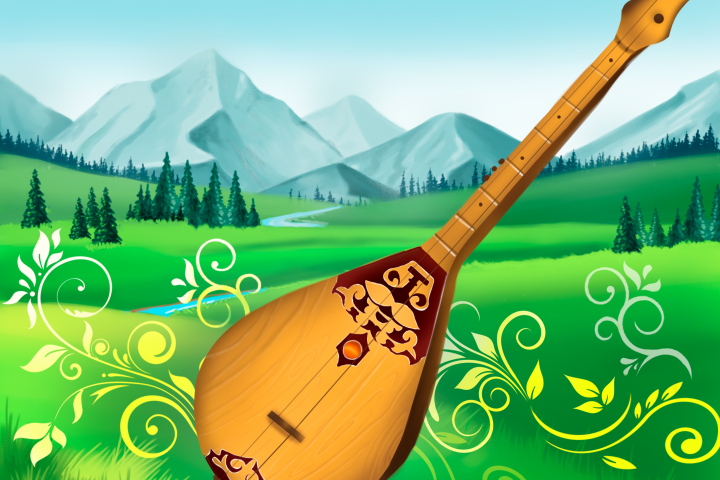 Музыкальный инструмент домбыра